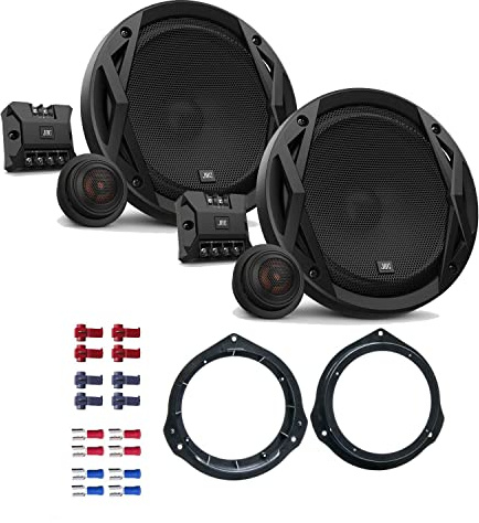 JBL Club 6500C Lautsprecher mit Einbauset passend für Mercedes C-Klasse W204 2007-2014 Türen vorne/hinten 360 Watt 165mm 2 Wege Kompo Auto KFZ PKW Boxen