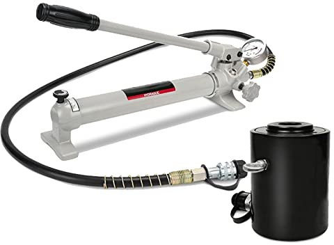 TANGJIANCHENG Cric de levage hydraulique à simple action avec pompe hydraulique 480 CC 20 T 50 mm