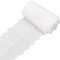 GORGECRAFT 5 Yards Spitzenband Baumwolle Weißer Spitzenbesatz 4.33 Zoll Breit Stickerei Stoffbesätze Randrolle Für DIY Nähen Handwerk Vorhang Haarband Kleidungsstück Rock Verlängerung Heimdekoration