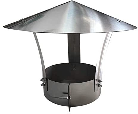QWEASDF Chapeau Cheminée, Chapeau Capot Cheminée, Chapeau De Cheminée Pare Pluie INOX, Chapeau De Cheminée Pare Pluie INOX,Chapeau De Cheminée,d8cm/3.15in