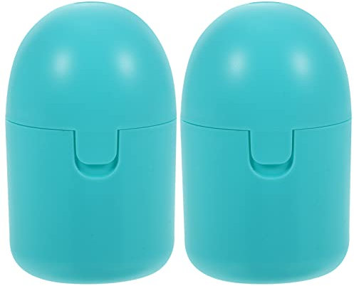Beaupretty 2 Stück Menstruationstassen Sterilisator Wiederverwendbare Periodentassen Fall Menstruationstassen Dampfgarer Aufbewahrungsbehälter Für Persönliche Gegenstände Blau