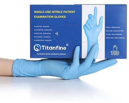Gedikum 1000 (10x100 Stk) Nitril-Handschuhe, puderfrei, latexfrei, hypoallergen, Lebensmittelhandschuhe, medizinische Einweghandschuh, Gummihandschuhe S, M, L, XL (XL)