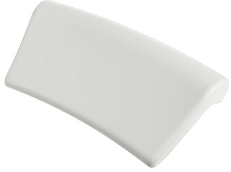 FRCOLOR Badezubehör 1stk Badekissen -Kissen Bad Rückenkissen Badewannen-kissenauflage Badewannenkissen Ruheauflage Für Badewanne Bad Nackenstütze Weiß Ruhematte Mit Saugnapf Polyurethan