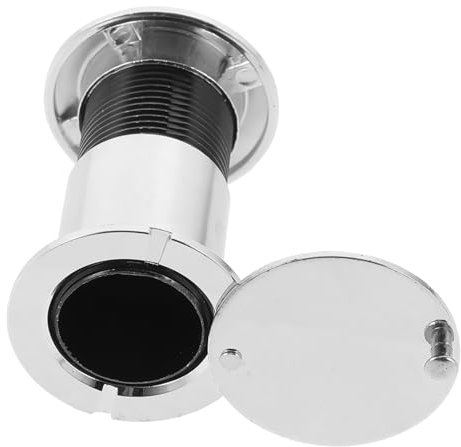 Didiseaon Door Viewer Peephole Viewer Peep Holes for Door Reverse Peephole Viewer Door Viewer Privacy Viewer Security Syestem Door Tool Door Viewer with Cover to Rotate Glass Decorate Camera