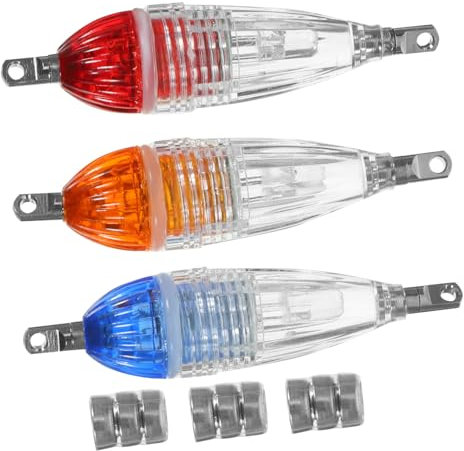 OSALADI 3sets Angeln Lampe Kreative Aquarium Lampe Dekorative 6cm8g Nacht Angeln Fisch Finder Licht 3 Stücke * 3