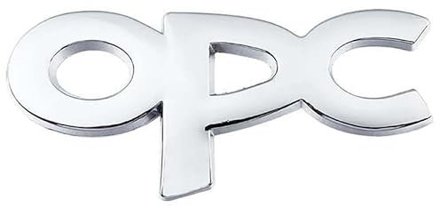 GTFRFD 3D Metall Embleme für Opel OPC Auto Chrom Emblem Aufkleber Körper Logo Buchstaben Sticker Zeichen Styling Zubehör Abzeichen,B