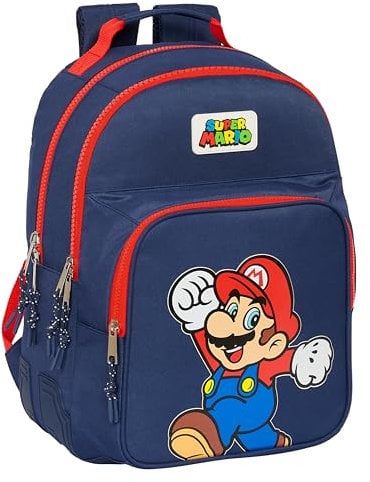 Safta Super Mario World Double Backpack One Size