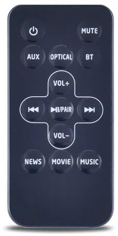 New Remote Control For JBL STV125/105 Soundbar
