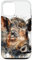 Hülle für iPhone 14 Wildschwein-Aquarell-Grafik