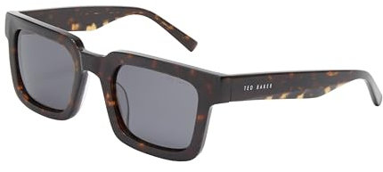 Ted Baker Herren Chunky Square Polarized Sunglasses 51mm UV400 Protection Dark Brown Tort Dark Brown Tort 51mm, Dunkelbraun, 51 mm