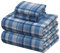 ZOYER Flanell-Bettwäsche-Set für King-Size-Betten – weich und bequem, tiefe Taschen, Baumwoll-Flanell-Bettwäsche, passend für bis zu 40,6 cm, doppelt gebürstete King-Size-Bettlaken, 4-teilig,