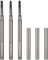 Nail Clean up Brushes, 3 PCS Acetone Resistant Nail Polish Remover Pen Painting Design with Flat/Oval/Fine Angled Gel Nail Brush, Nail Art Brush for Cleaning Nail Polish Mistake on the Cuticles(Brown)