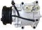 Compresor de aire acondicionado compatible con Ford Focus Mk1 /Fiesta Mk5 /MONDEO Mk3/ Mazda 2/1779107 1BYU19D629AA 1S7H19497AA 1S7H19497AB