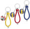 HENGBIRD 3 Stück Volleyball Schlüsselanhänger Handball Volleyball Schlüsselbund Volleyball Anhänger Ballspiel Fan Schlüsselhalter Sport Souvenir Anhänger Tasche für Hängende Ketten, Kreative Geschenke