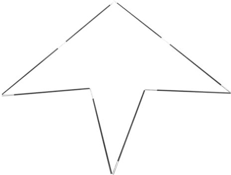 JUMPLAWN 2stücke Fiberglas Zeltstangen Faltbare Und Leichte Campingstangen Gesamtlänge Für Zelt Ersatz Und Outdoor Aktivitäten