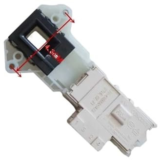 Ehvsgdj Piezas De Repuesto For Cerradura De Puerta De Lavadora con Retardo De Apertura Y Cierre, Compatible con LG 6601EN1003B WD-N80105 T10175 6601EN1003D