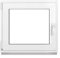 Framex Ventana de plástico blanco ancho x alto 90 x 80 cm (900 x 800 mm), 2 compartimentos (32 mm), inclinable DIN izquierdo, premium, todos los tamaños