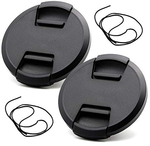 Snap-on 77 mm Objektivdeckel für 24-105 mm Objektiv für Canon EOS R6 R6M2 R6II R5M2 R5II, für Nikkor 24-120 mm Objektiv für Nikon Z6III Z8, für FE 24-105 mm Objektiv für Sony a7IV-2 Packungen