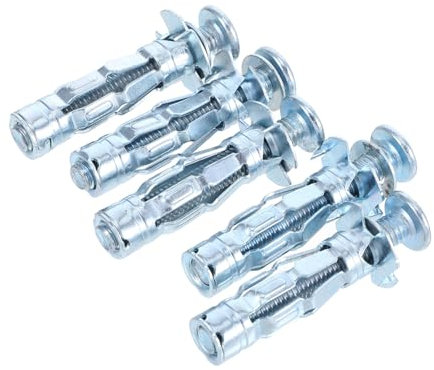 Cabilock 5pièces Chevilles Ancrage Métalliques Pour Cloisons Creuses Boulons Expansion Pour Fixation Sécurisée Plâtre Ancrages Pour Maison Et Bureau