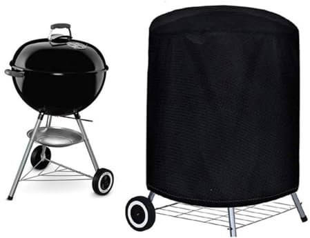 Funda protectora resistente a la intemperie para barbacoa Weber de 57 cm, funda protectora práctica para exteriores, apta para modelos Weber Kettle 57 cm