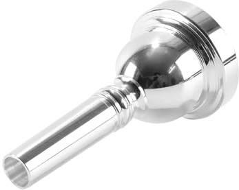 ANCLLO 12C Alto Trombone Mouthpiece, 79.3 x 38mm Silver Plated Alto Trombone Mouthpiece Brass Musical Instrument Accessories for Professional Musicians