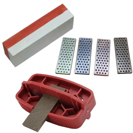 Jlobnyiun Ski Edge Sharpener Tool Non Slip Sharpening Gadget Set | Ski Tuning Kit for Men Women Family Friend Outdoor Sports Skiing Snowboarding