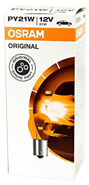 10x OSRAM GLÜHBIRNEN 12V 21W BAU15s NEBELSCHLUSSLICHT BREMSLICHT Rücklicht
