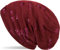 styleBREAKER warme Feinstrick Beanie Mütze im Destroyed Pailletten Look und weichem Fleece Innenfutter, Slouch Longbeanie, Damen 04024127, Farbe:Bordeaux-Rot