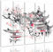Feeby. Leinwandbild - 5 Teile - Bilder, Wand Bild, Wandbilder, Kunstdruck XXL, 5-Teilig, Typ C, 200x100 cm, JAPAN, ARCHITEKTUR, GRAU