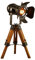 LED Lampe Vintage Cinéma Noire Trépied Industriel, Ideal pour Restaurants, Salles des fêtes, Salon ou salle à manger, Boutiques et commerces