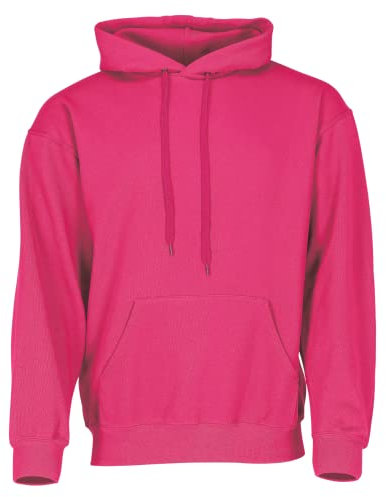 Fruit of the Loom - Felpa con cappuccio da uomo fucsia m