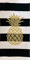 Strandtuch Golden Ananas 100% Baumwolle 90 x 165 cm Strandtuch aus weichem Frottee