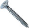 AERZETIX - Lot de 100 - Vis à Bois - Ø6x50mm - en Acier Zingué Métal - Tête Fraisée - à Empreinte Cruciforme Pozidriv - Couleur Argent - C44843