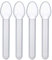 Cuillère à médicaments calibrée pour enfants, bébés et jeunes enfants - (Pack de 4) - Distributeur gradué de médicaments liquides par voie orale en plastique d'une capacité de 2 cuillères à café/10 ml