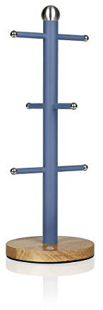 Swan SWKA17510BLUN Nordic 6 Branch Mug Tree, Blue, One Size