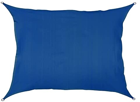 Sonnensegel 2x3 rechteckig blau Sonnenschutz ohne Hitzestau Garten Camping