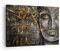 ARTTOR Bilder auf Leinwand Buddha Gold Bodhisattva Leinwandbild 70x50cm Wandbilder Dekoration Wohnzimmer Schlafzimmer Küche Deko Klein Wanddeko Bild Wand Kunstdruck Art Wall Decor Canvas AA70x50-4442