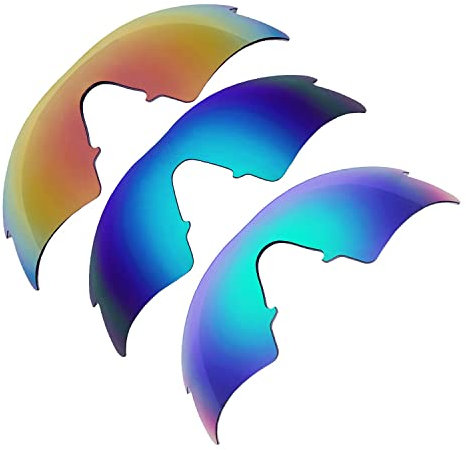 TERYDANBLE Verres de rechange pour Oakley M Frame Sweep avec couleur rouge/bleu/vert