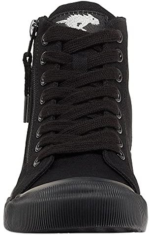 Rocket Dog Womens/Ladies Jazzin Hi 12A Cotton Canvas Shoes (6 UK) (Black)