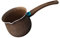 Cafetera Tetera Tetera, Lechera Lechera Pequeña Olla De Leche Comida for Bebés Olla De Cocina Cacerola for Calentar Café, Mantequilla, Derretir Chocolate - Rojo 9 Cm (Color : Coffee 11cm)
