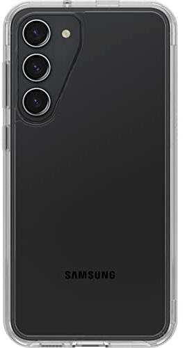 OtterBox Symmetry Clear Hülle für Samsung Galaxy S23+, sturzsicher, schützende Hülle, 3X getestet nach Militärstandard, antimikrobiell, Transparent, Keine Einzelhandelsverpackung