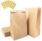 Fousenuk 50 Stück Papiertüten Braun 13 x 8 x 24 cm, Geschenktüten Papier mit 84 Aufkleber, Butterbrottüten, Papiersackerl, Kraftpapier Tüten zum Befüllen Geschenkverpackung, Brote, Keks, Süßigkeiten