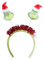 Divas World Grinch Serre-tête de Noël : bandeau de fête festive, accessoire de costume