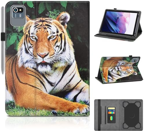 KATUMO Universal Hülle für 10-10,1 Zoll Tablet, Cover Case für Blackview/HotLight/TECLAST/SEBBE/XGODY/JIKOCXN/Lville/AOCWEI/OSCAL/Wqplo/Oangcc/FEONAL/UMIDIGI/XCX/ZIOVO/TCL Tablet