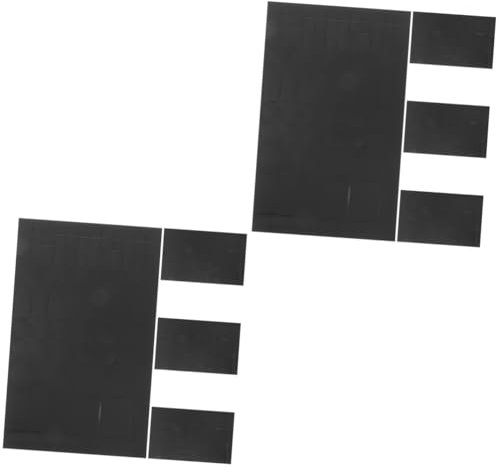 STOBOK 8 Blätter Verdunkelungsaufkleber Lampenschirme Nagelaufkleber Aufkleber mit hellen Schattierungen Licht blockierende Aufkleber LED leichter Aufkleber schwarzes Papier Router PVC