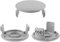 Eyoloty RAC124 5131034743 Couvercle de bobine compatible avec Ryobi Olt1825 one+, Olt1825m, Olt1831, Rlt1825li, Rlt1830h13, Rlt183113, Rlt1830li Couvercle de bobine (3 capuchons de bobine)