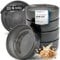 Moritz & Moritz VIDA 6x Müslischalen Anthrazit - Stylisches und robustes Schalen Set aus Porzellan für Müsli, Suppen & Salate - Spülmaschinenfest, mikrowellengeeignet, ideal für den täglichen Gebrauch