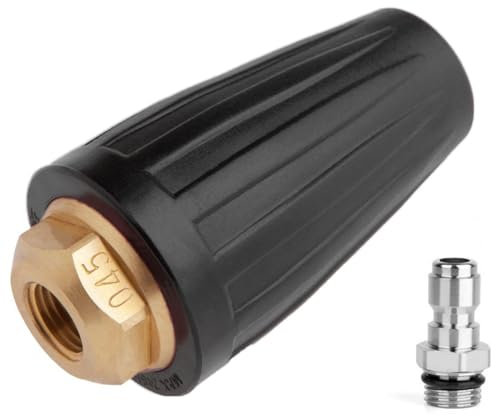 Ugello Rotante Turbo Universale per Idropulitrici Ad Alta Pressione, 1/4 Quick Connect, Ugello Turbo per Lancia Idropulitrice 4000psi, Ugelli Idropulitrice per La Pulizia Automobilistica Ed Esterna