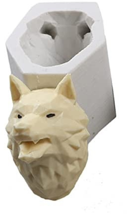 Xchon Backformen, Schokolade, Süßigkeiten, Zucker, Handwerk, Wolf, Hund für Kopf, Kuchendekoration, Werkzeug, Kunst, Silikon-Seifenform