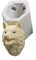 Xchon Backformen, Schokolade, Süßigkeiten, Zucker, Handwerk, Wolf, Hund für Kopf, Kuchendekoration, Werkzeug, Kunst, Silikon-Seifenform